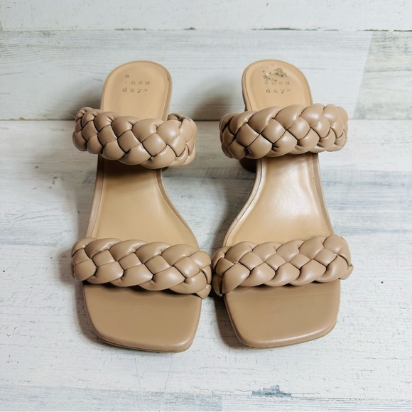 a new day Shoes - A new day tan braided heel